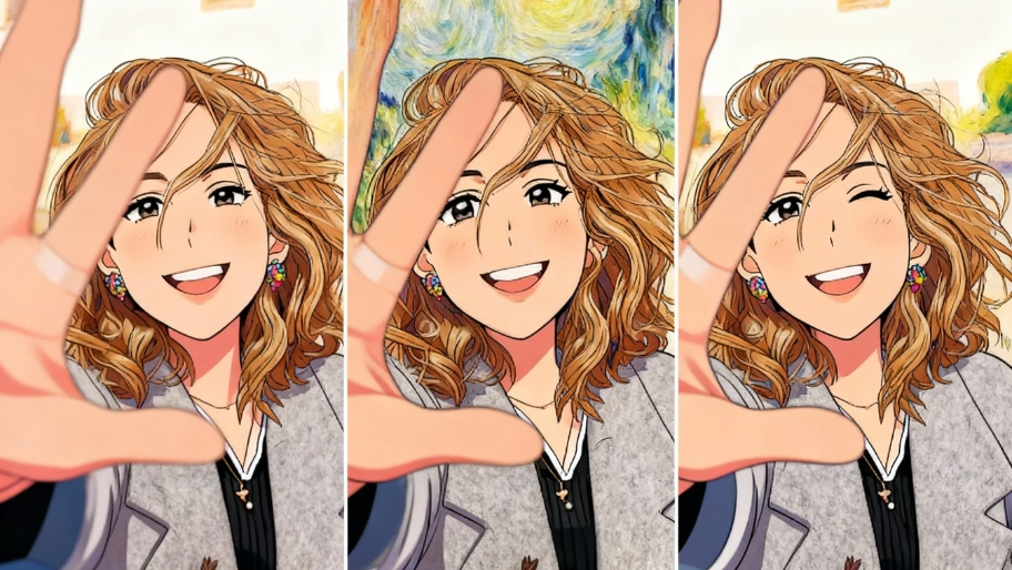 three consistent female characters made in aiease nano banana 2